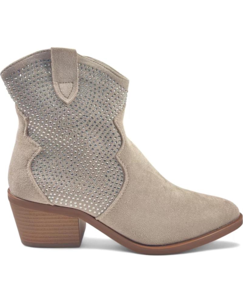 Botines TIMBOS  de Mujer BOTIN COWBOY DE MUJER 130910  BEIGE