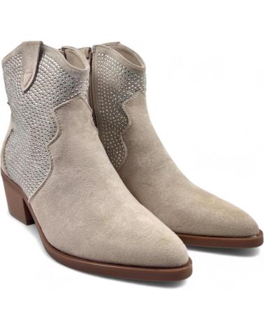 Botines TIMBOS  de Mujer BOTIN COWBOY DE MUJER 130910  BEIGE