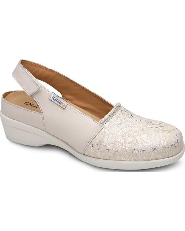 Sandalias CALZAMEDI  de Mujer SANDALIAS ORTOPEDICAS 0767 ELASTICO ESPECIAL  BEIGE