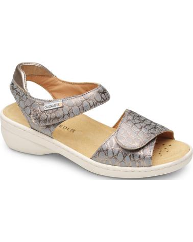 Sandali CALZAMEDI  per Donna SANDALIAS ORTOPEDICAS 0781 ACOLCHADO TRASERO  GRIS