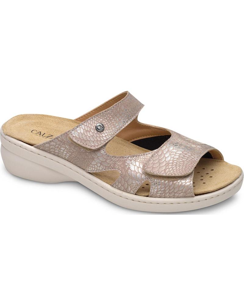Sandalias CALZAMEDI  de Mujer SANDALIAS ORTOPEDICAS 0782 JUANETES  BEIGE