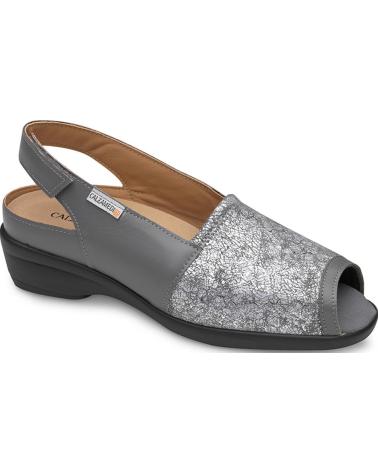 Sandalias CALZAMEDI  de Mujer SANDALIAS ORTOPEDICAS 0785 PLANTILLAS  GRIS