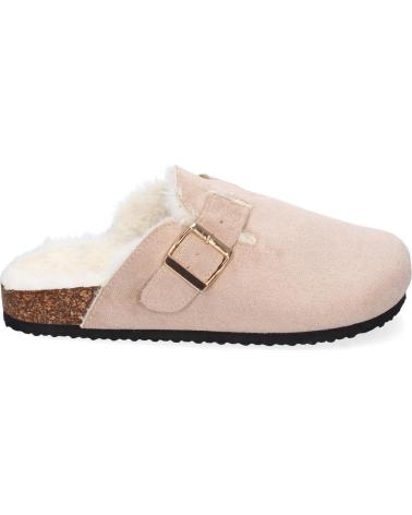 Chaussures PUNTOSALAO  pour Femme ZUECOS PLANOS CON PELOS PARA MUJER COLOR BEIGE 2780  VARIOS COLORES