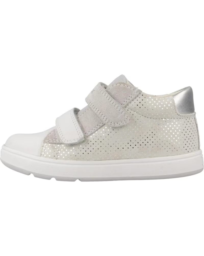Scarpe Geox Biglia Girl C – Sneaker Mid-cut Per Bimba 0-24 Mesi, Pelle, Suola Traspirante, Flessibile