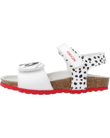 boy Sandals GEOX SANDALIAS NINO MODELO B SANDAL CHALKI GIRL COLOR BLANCO C040  C0404