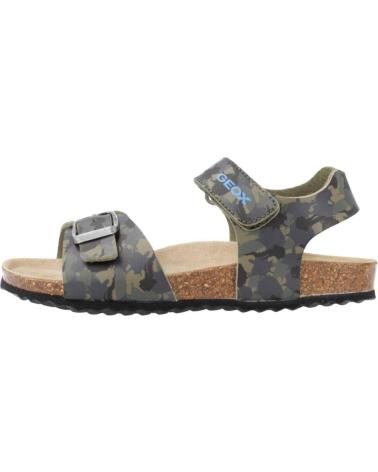 boy Sandals GEOX SANDALIAS NINO MODELO J GHITA BOY COLOR VERDE  C0483