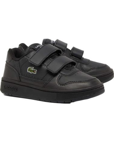 Deportivas LACOSTE  de Niño ZAPATILLAS T-CLIP SET PARA NINOS EN COLOR  NEGRO