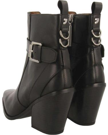 GIOSEPPO SANDVED 73218 LEATHER COWBOY BOOTS HEEL BROWN CUERO