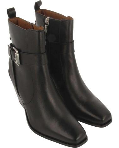 GIOSEPPO SANDVED 73218 LEATHER COWBOY BOOTS HEEL BROWN CUERO