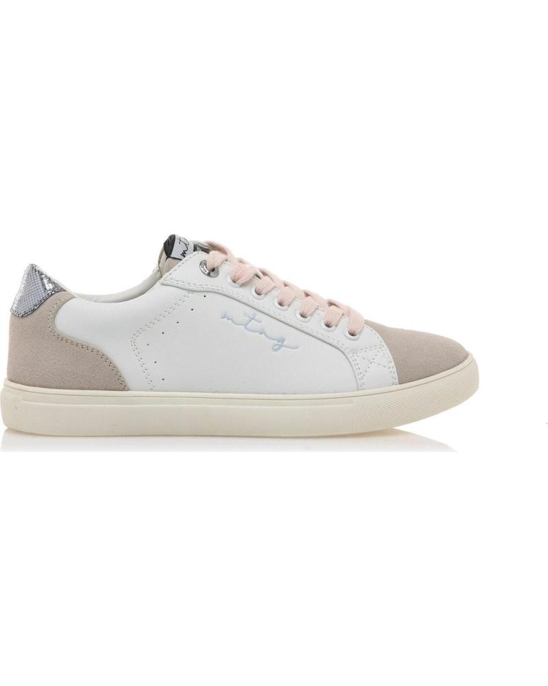 MTNG MUSTANG ZAPATILLA CASUAL PARA MUJER 60712 COLOR BLANCO BEIG