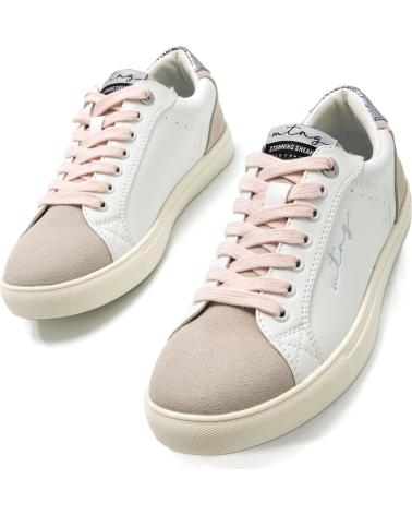 MTNG MUSTANG ZAPATILLA CASUAL PARA MUJER 60712 COLOR BLANCO BEIG