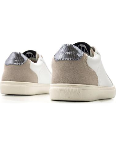 MTNG MUSTANG ZAPATILLA CASUAL PARA MUJER 60712 COLOR BLANCO BEIG