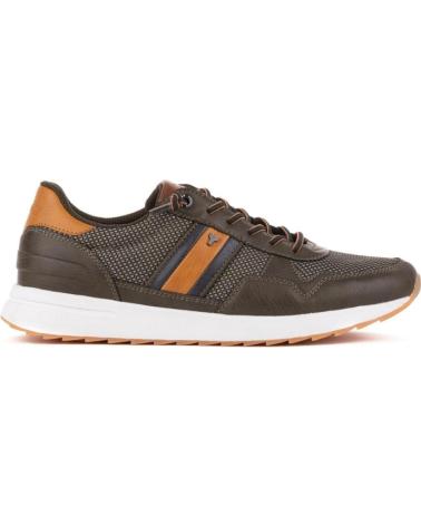 Zapatos YUMAS  de Hombre ZAPATILLA SNEAKER HOMBRE NARVIK CAQUI  KAKI