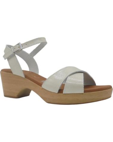 Sandalias OH MY SANDALS  de Mujer SANDALIA MUJER VESTIR PIEL 5375 PIEL  BLANCO ROTO