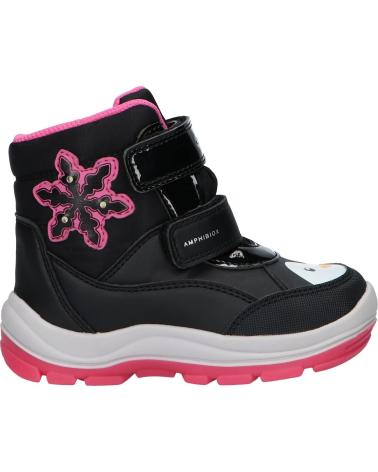 girl boots GEOX BOTAS NINA MODELO B FLANFIL GIRL B ABX COLOR ROSA  C0922