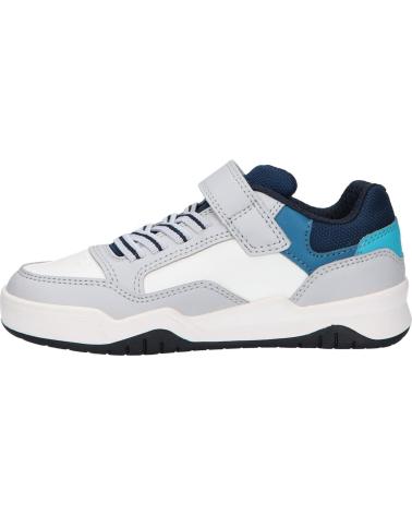 boy Trainers GEOX J367RE 0FE8V J PERTH BOY  C9145 LT GREY-LT BLUE