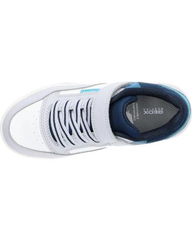 boy Trainers GEOX J367RE 0FE8V J PERTH BOY  C9145 LT GREY-LT BLUE