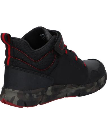 boy Mid boots GEOX J949XA 032FU J FLEXYPER BOY B ABX  C0048 BLACK-RED