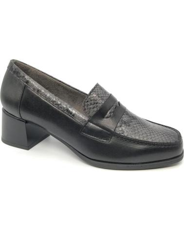 Woman Zapatos de tacón PITILLOS MOCASIN 1682  NEGRO