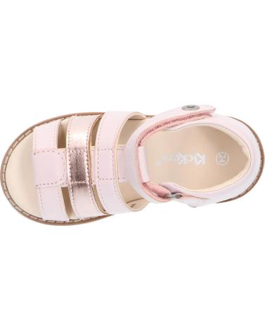 girl Sandals KICKERS 860663-10 NOOPI 131 ROSE CLAIR