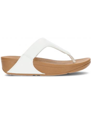 Sandales FITFLOP  pour Femme SANDALIAS LULU LEATHER TOEPOST  WHITE