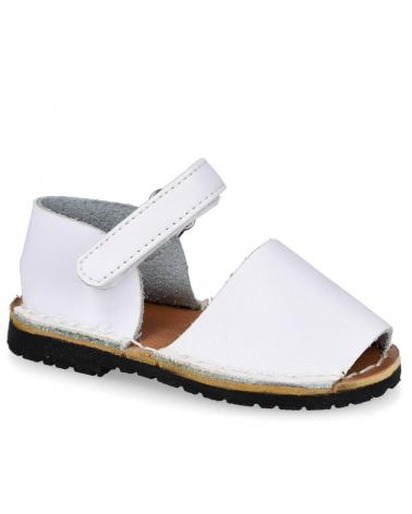 girl and boy Sandals BUBBLE BOBBLE BUBBLE KIDS B1218 SANDALIAS MENORQUINAS BEBE BLANCO