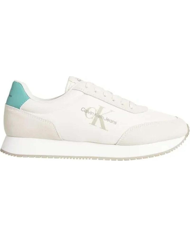 Scarpe sport CALVIN KLEIN  per Uomo ZAPATILLAS RETRO TENNIS MES  BLANCO