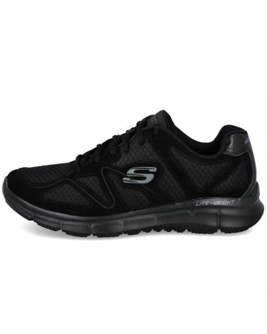 Man sports shoes SKECHERS 58350 SATISFACTION - FLASH POINT  NEGRO