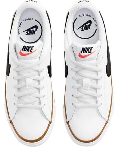 Deportivas de Mujer y Hombre NIKE ZAPATILLAS NEGRO COURT LEGACY DA5380 BLANCO
