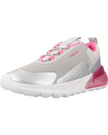 Deportivas GEOX  de Niña ZAPATILLAS NINA MODELO J ACTIVART ILLUMINUS COLOR GRIS  C1W8L