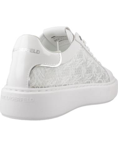 Sapatilhas KARL LAGERFELD  de Mulher ZAPATILLAS MUJER MODELO KUP AUTOGRAPH LACE LO COLOR BLANCO 4  411 WHITE