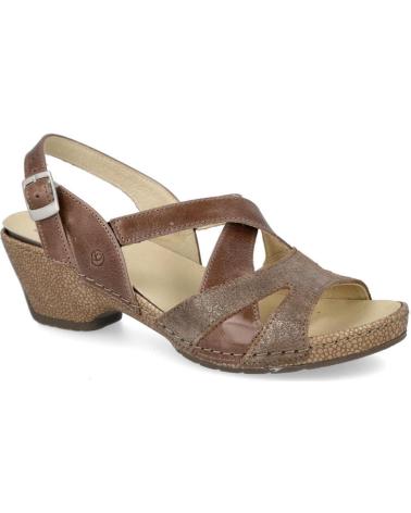 Sandales SUAVE BY LEYLAND  pour Femme 3804 SANDALIAS MUJER  MARRON