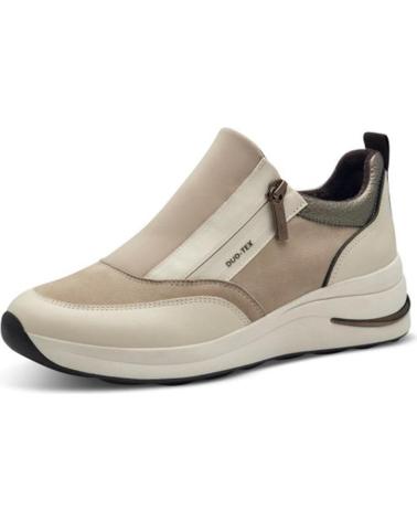Deportivas TAMARIS  de Mujer 83713 PIEL-LICRA  BEIG