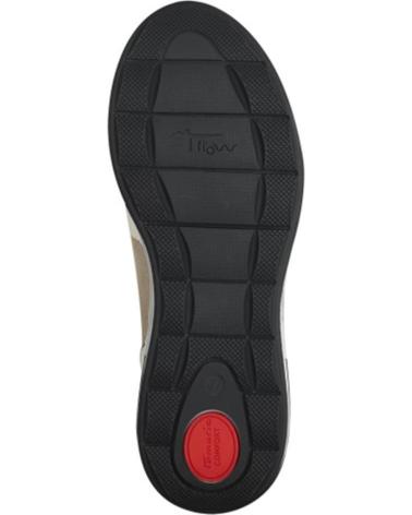 Deportivas TAMARIS  de Mujer 83713 PIEL-LICRA  BEIG