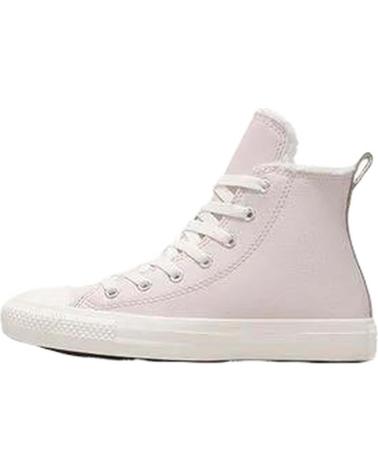 Sportivo CONVERSE  per Bambina e Bambino CHUCK TAYLOR ALL STAR LEATHER SHERPA  ROSA
