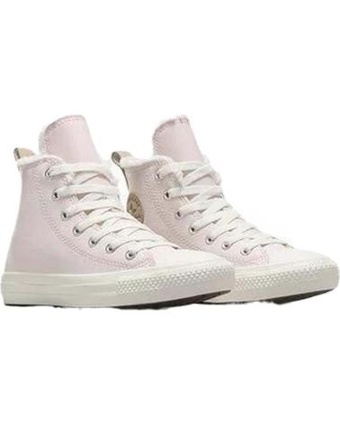 Sportivo CONVERSE  per Bambina e Bambino CHUCK TAYLOR ALL STAR LEATHER SHERPA  ROSA