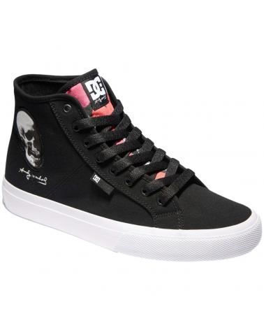 Botines de Hombre DC SHOES ZAPATILLAS AHDY WARHOOL MANUAL HI NEGRO