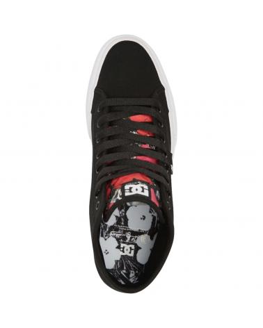 Botines de Hombre DC SHOES ZAPATILLAS AHDY WARHOOL MANUAL HI NEGRO
