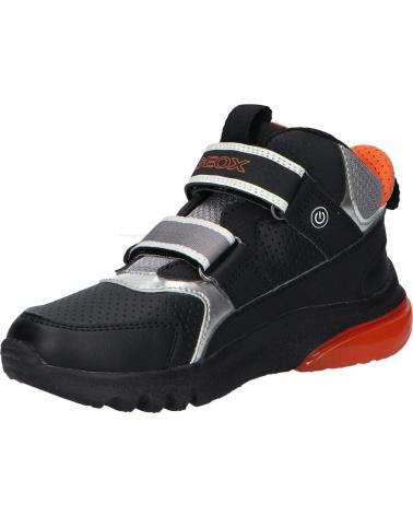 GEOX ZAPATILLAS NINO MODELO J CIBERDRON COLOR NEGRO C0038