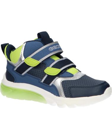GEOX ZAPATILLAS NINO MODELO J CIBERDRON COLOR AZUL C0749
