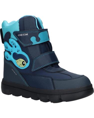 Bottines GEOX  pour Garçon BOTAS NINO MODELO J WILLABOOM COLOR AZUL  CF4N4