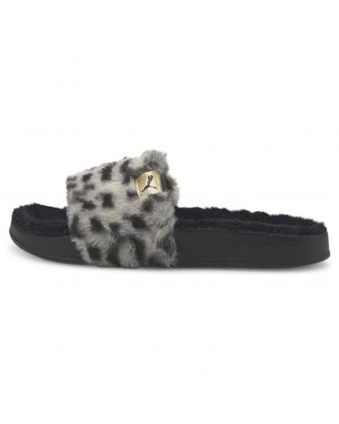 Tongs De Mujer PUMA LEADCAT YLM WNS FLUF NEGRO