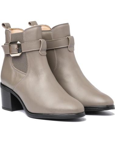 Stiefel EVA MAÑAS  für Damen BOTIN PIEL 1301  GRIS