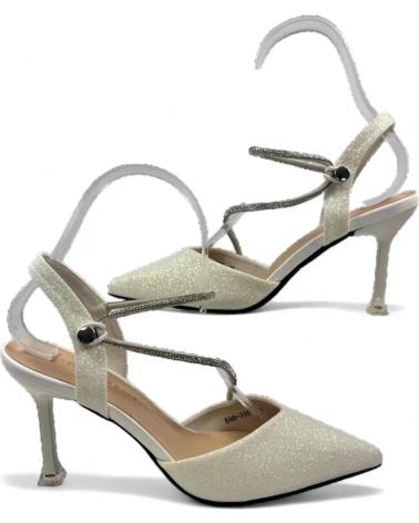 Sandales pour Femme TIMBOS SANDALIA TACON FIESTA DE MUJER BLANCO 130973 BLANCO