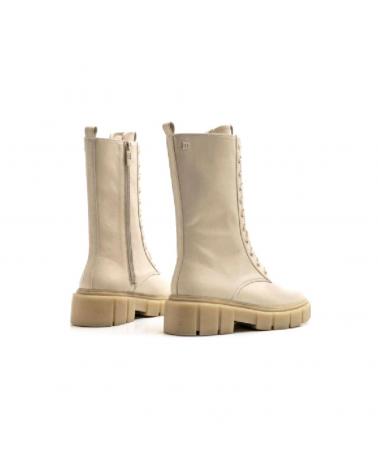 Botas De Mujer MTNG MUSTANG - BOTA MILITAR CREMALLERA INTERNA  CREMA