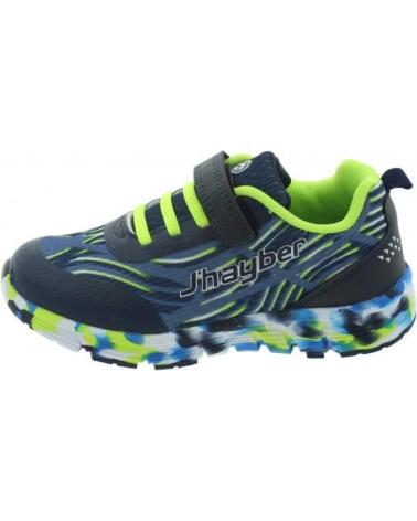 boy Trainers JHAYBER ZAPATILLAS RUNNING NIO RODAL NAVY COLOR Y VERDE FOSFORI  AZUL