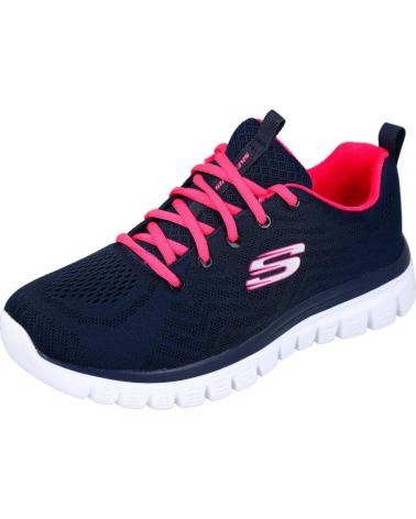 Sapatilhas SKECHERS  de Mulher 12615 GRACEFUL - GET CONNECTED  AZUL