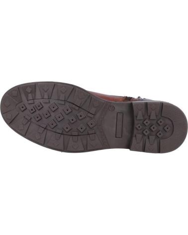 Bottines CALZADOS ALMENA  pour Homme BOTA JOVEN HOMBRE PIEL CON CREMALLERA Y CORDON  MARRóN