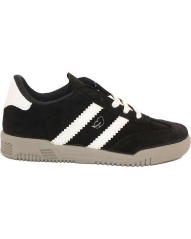 Zapatillas deporte ROAL  de Mujer ZAPATILLA DEPORTIVA PLUMAFLEX LIGERA PIEL SERRAJE A35010 NEG  NEGRO