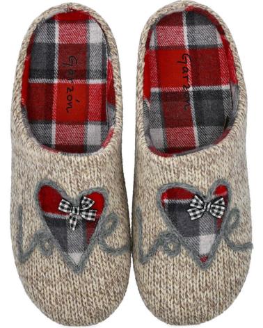Calzado de casa de Mujer GARZON 7343 251 ZAPATILLAS DE CASA MUJER ARENA